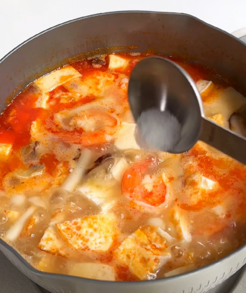 Healthy Mushroom Soup COOKING STEP 6