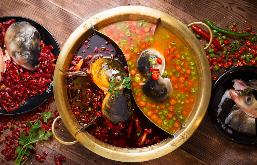 Yuanyang fish head hot pot