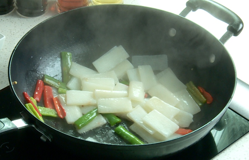 Stir-fried Chinese Yam COOKING STEP 5