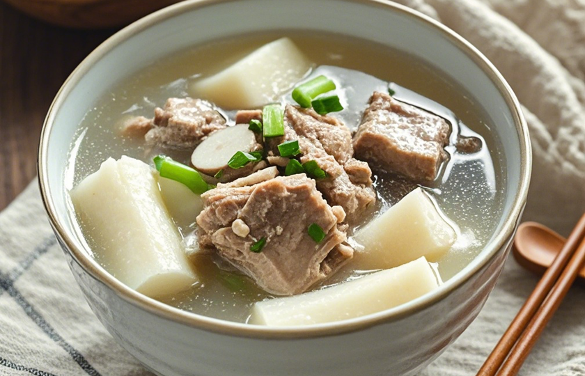 Yam And Pork Ribs Soup Recipe