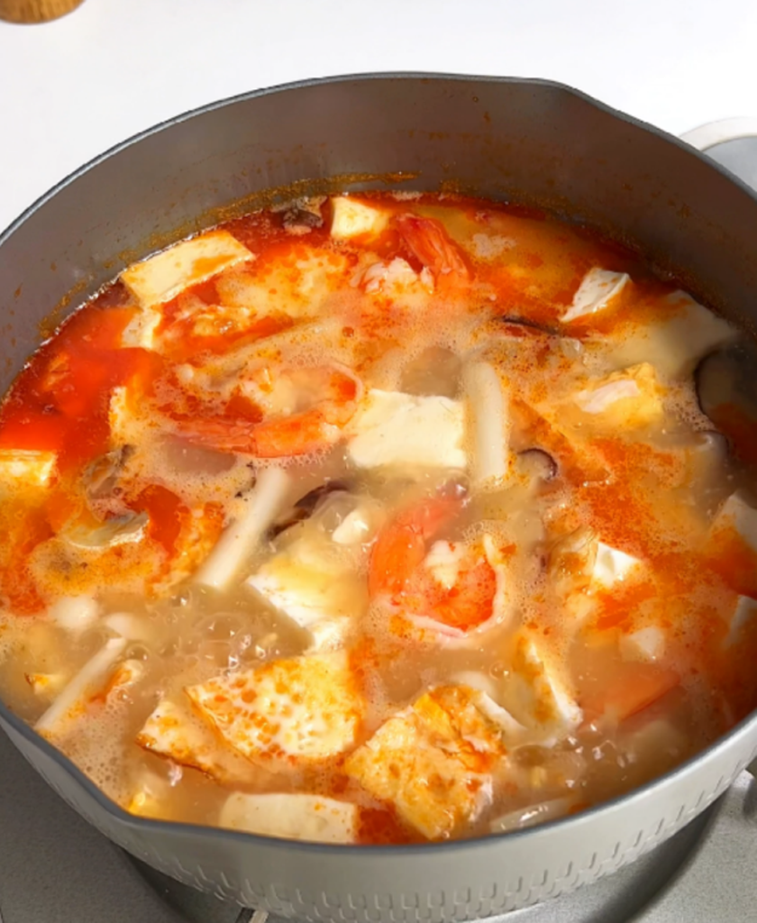 Healthy Mushroom Soup COOKING STEP 5