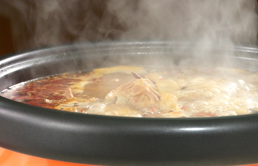 Roasted Chicken Hot Pot COOKING STEP 6