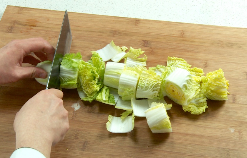 Dry Pot Baby Cabbage COOKING STEP 1