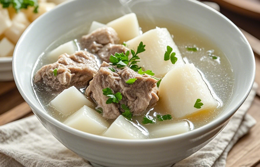 Yam And Pork Ribs Soup Recipe