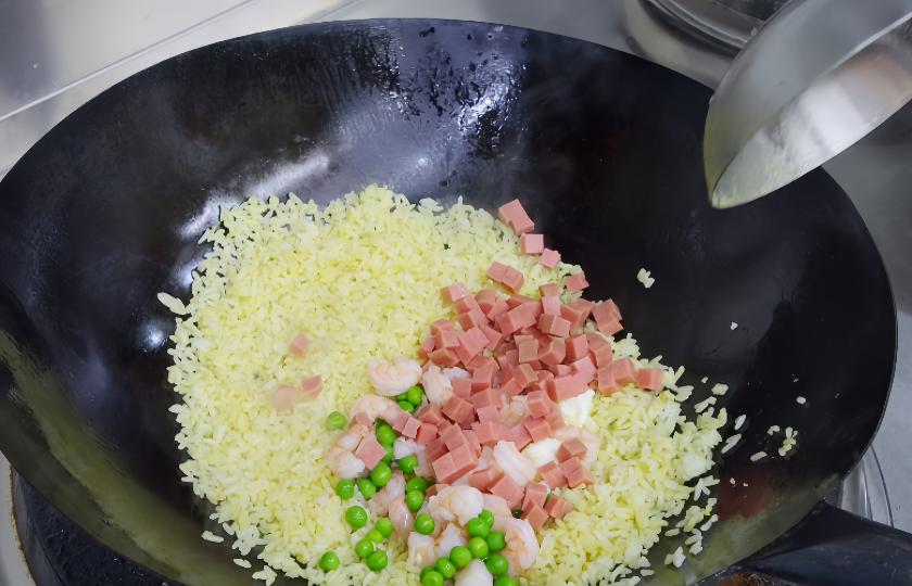 shrimp scampi with rice COOKING STEP 6