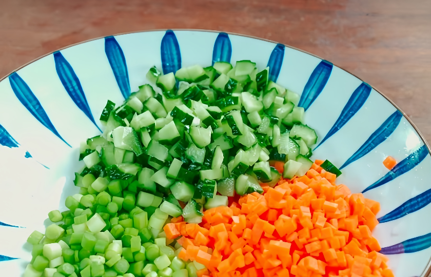 egg fried rice COOKING STEP 3