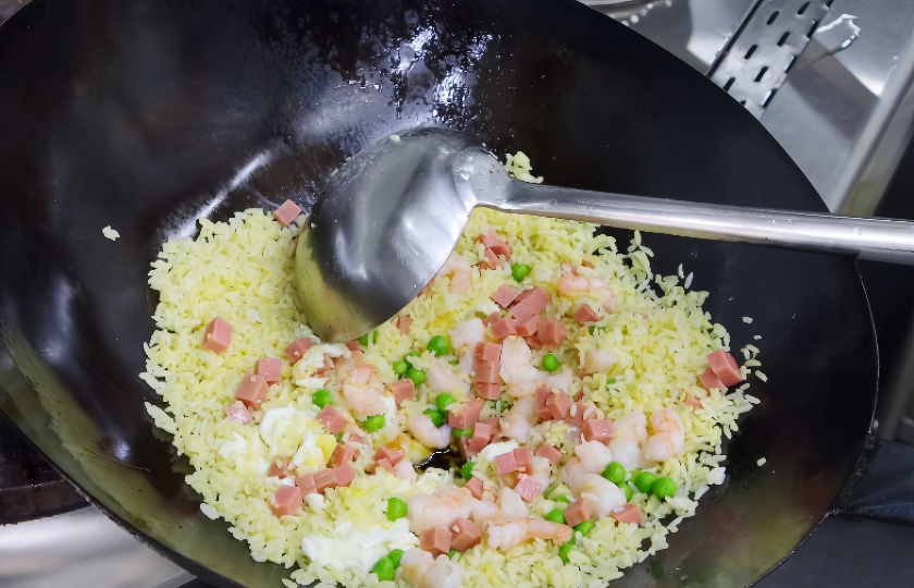 shrimp scampi with rice COOKING STEP 7