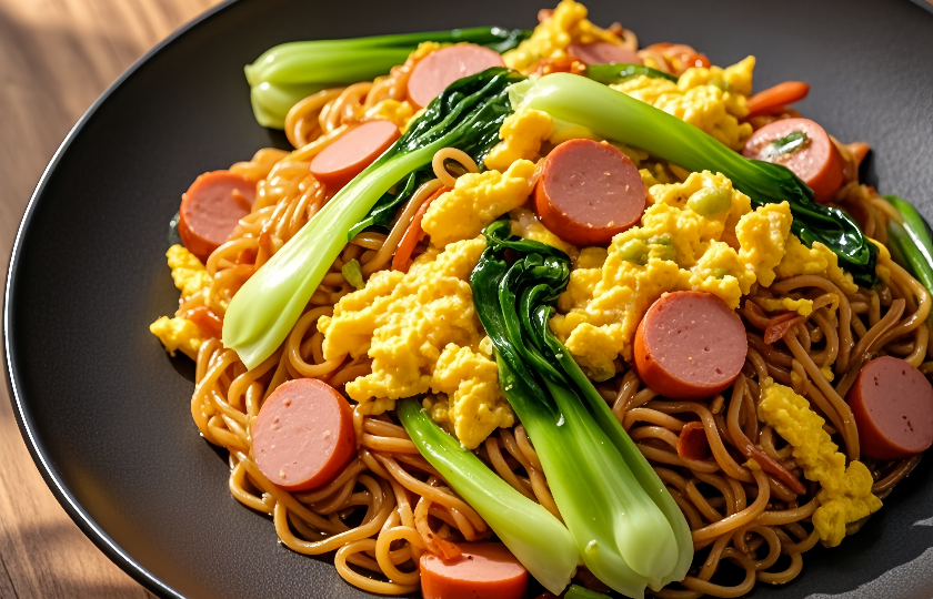 Egg Fried Noodles Recipe