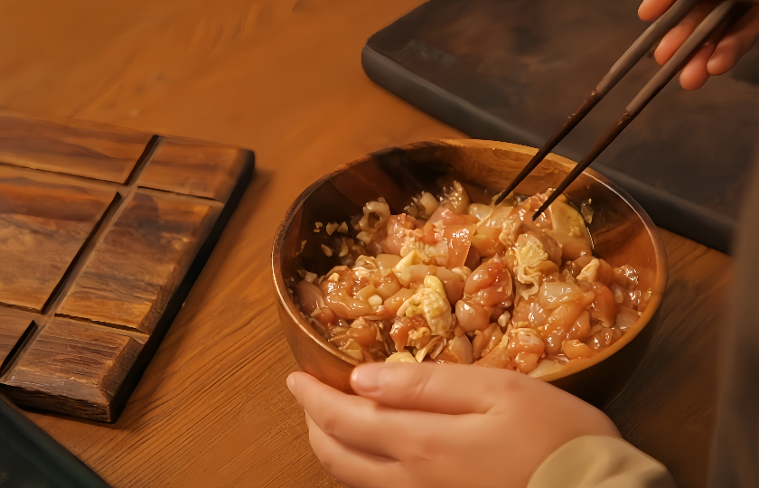 chicken flavored rice COOKING STEP 5