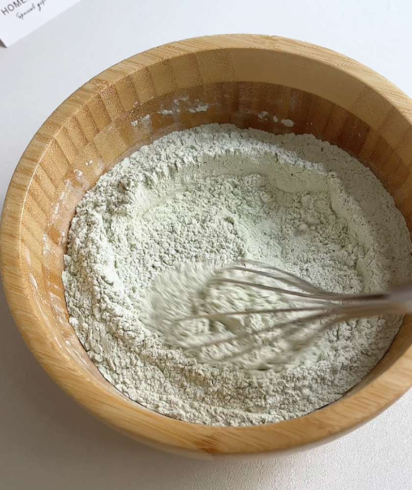 Matcha Mochi COOKING STEP 1