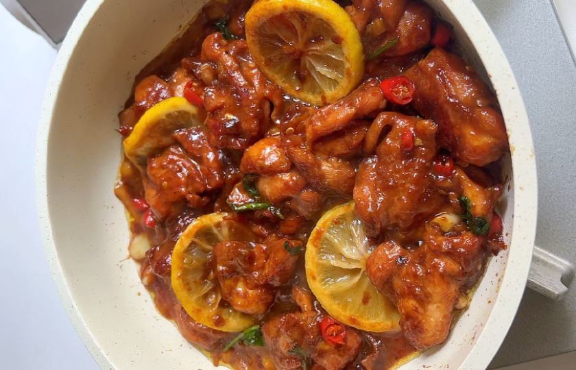 Savory Lemon-Infused Chinese Fried Chicken