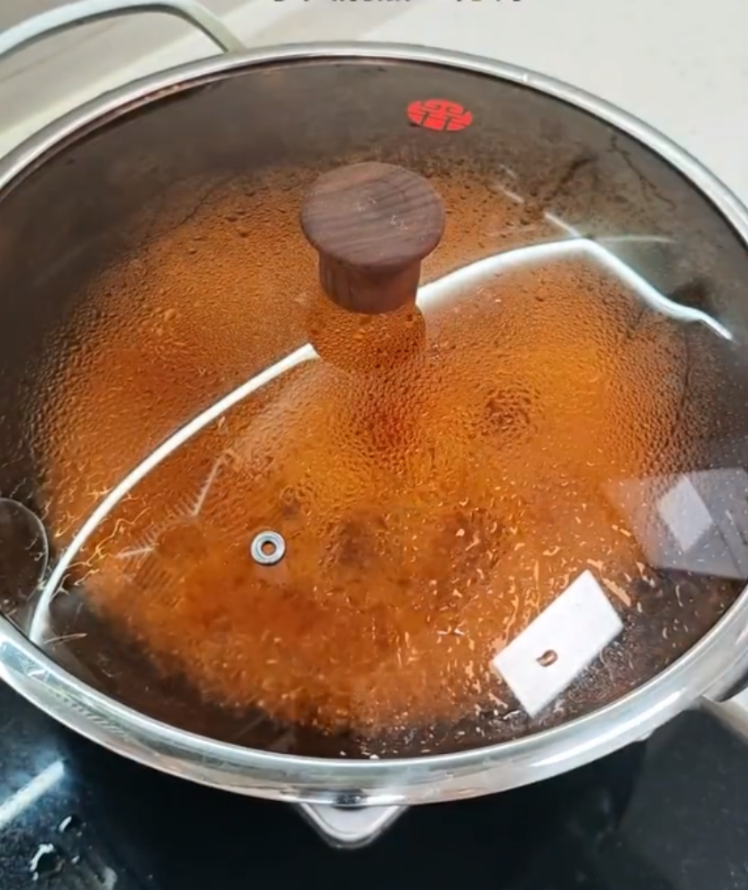 add boiling water to cover the chicken wings