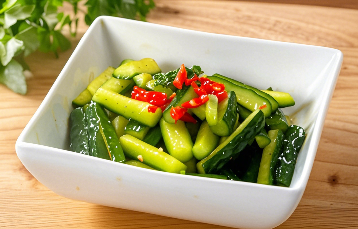 Spicy & Crispy·Fried Cucumbers Chinese Style