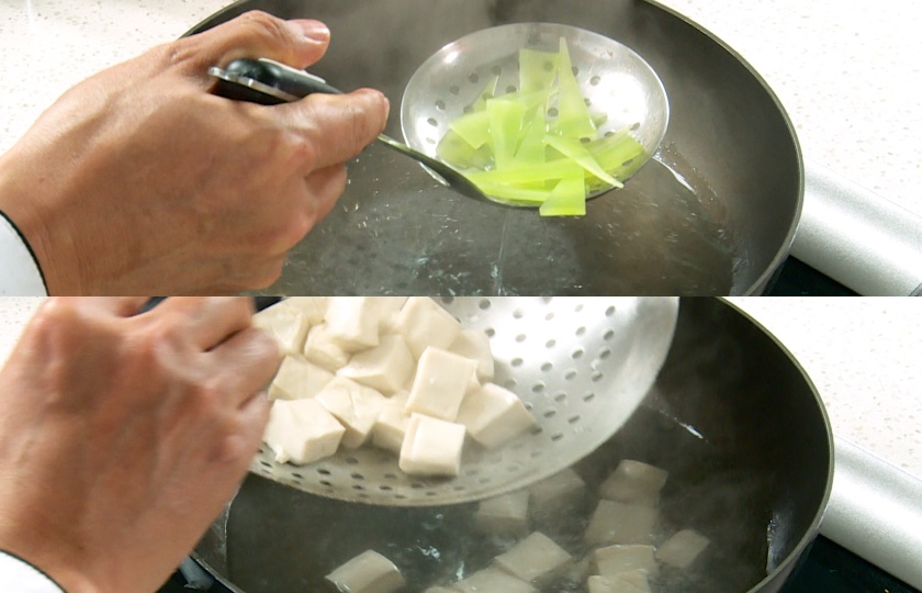 Ingredient blanching