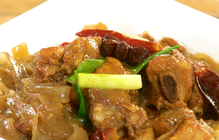 Glass Noodles with Braised Pork Ribs Recipe