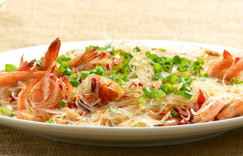 Exquisite Steamed Shrimp with Vermicelli Recipe