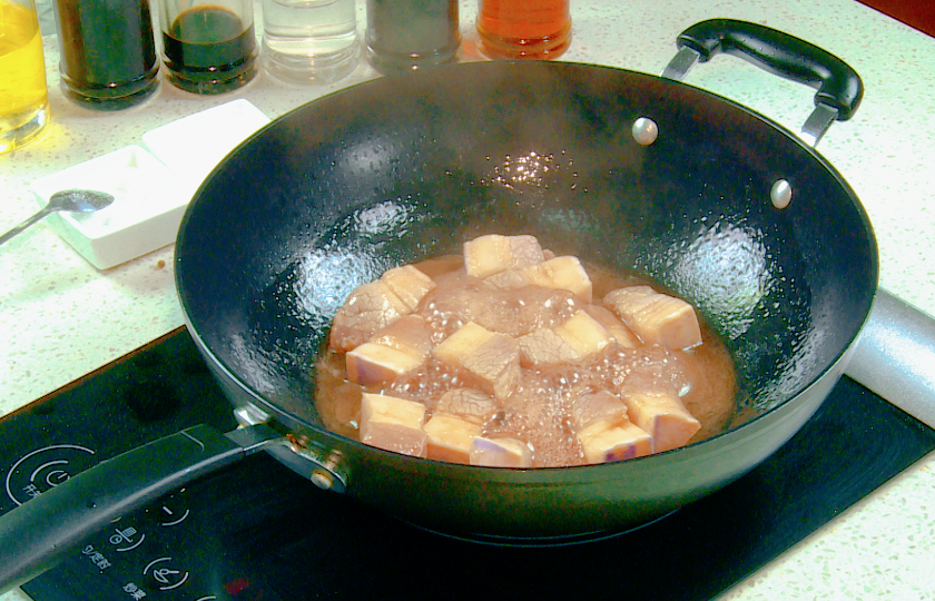 Add pork belly