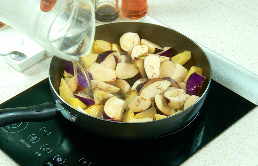 Add ingredients and simmer