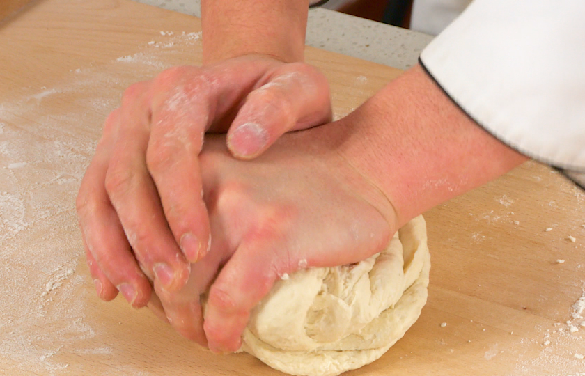 Kneading dough