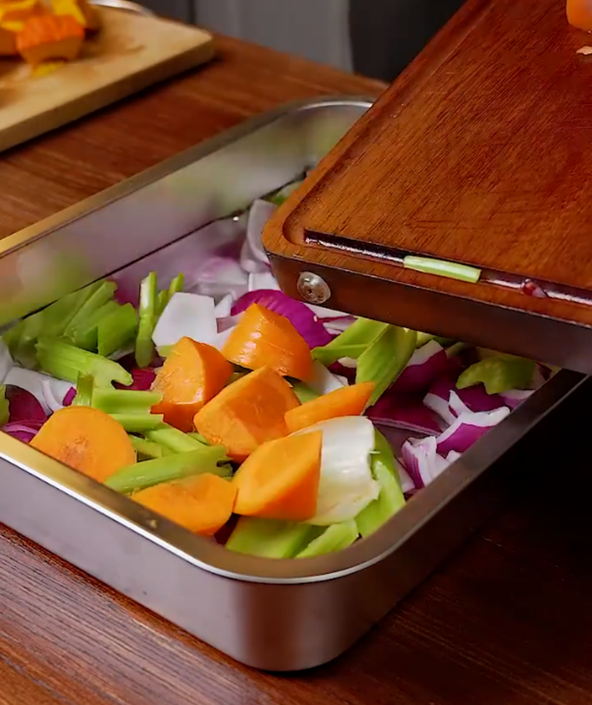 Prepare the baking pan food