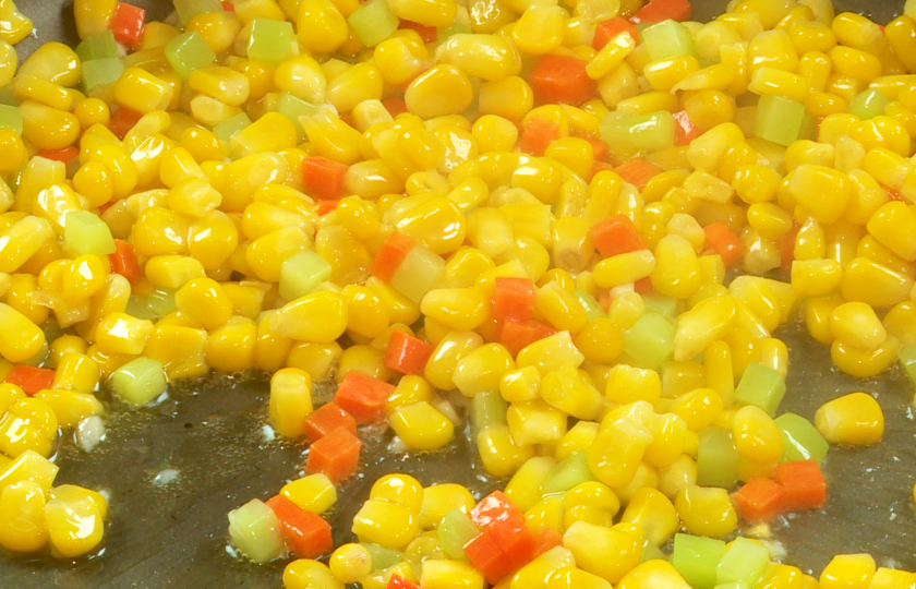 Add corn kernels