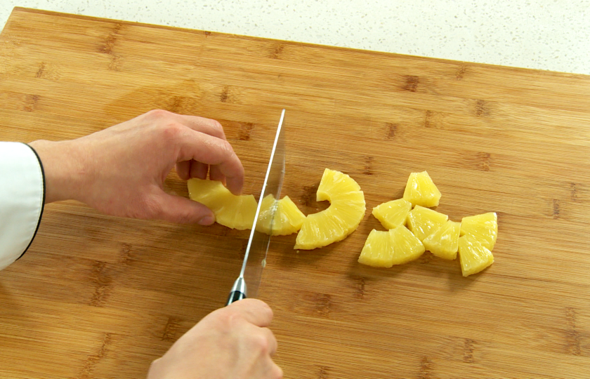 Cut pineapple