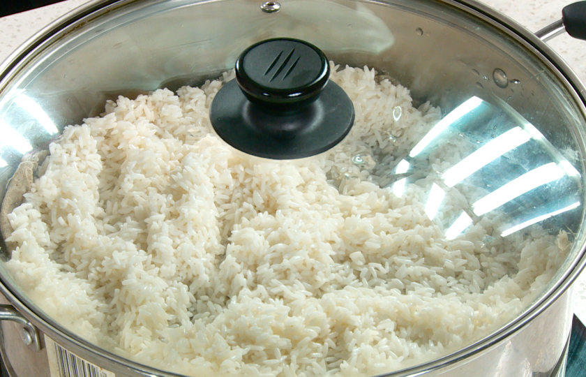 Steam glutinous rice