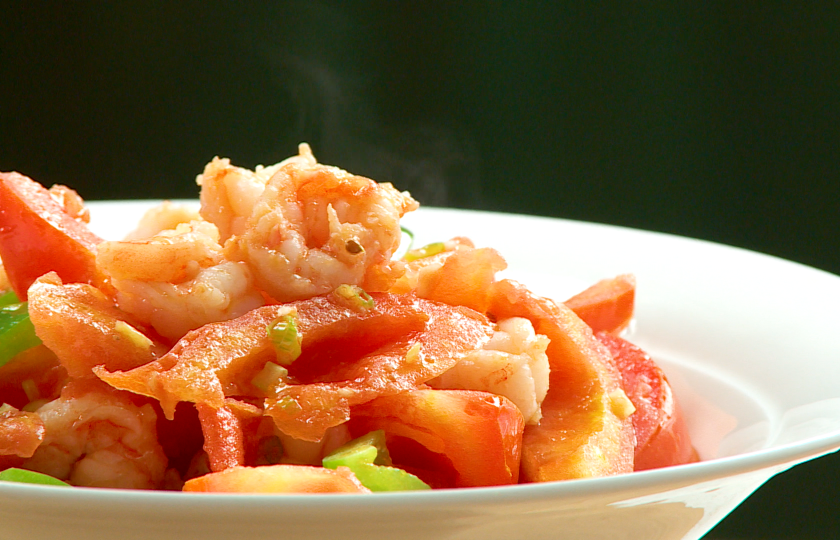 Tomato Shrimp Stir Fry Recipe