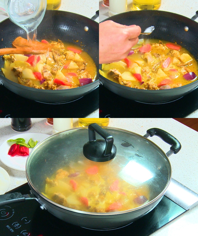 Mix ingredients and simmer