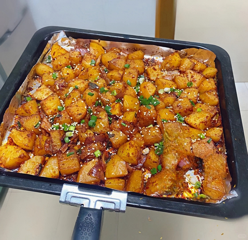 Baked Potato and Onion Casserole