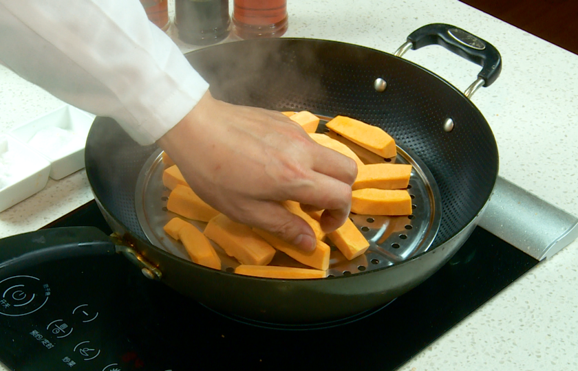 Steaming pumpkin