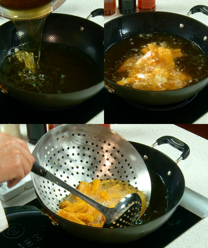 Frying pumpkin