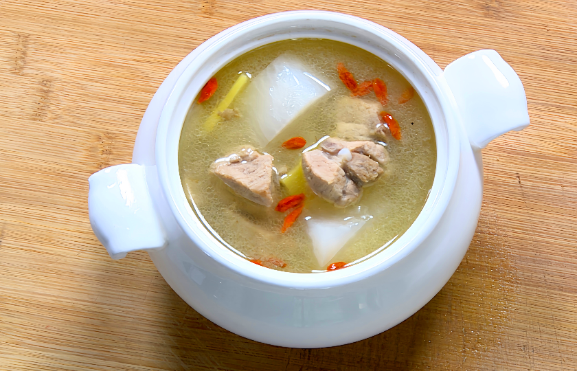 Pork Ribs Soup with Radish Recipe