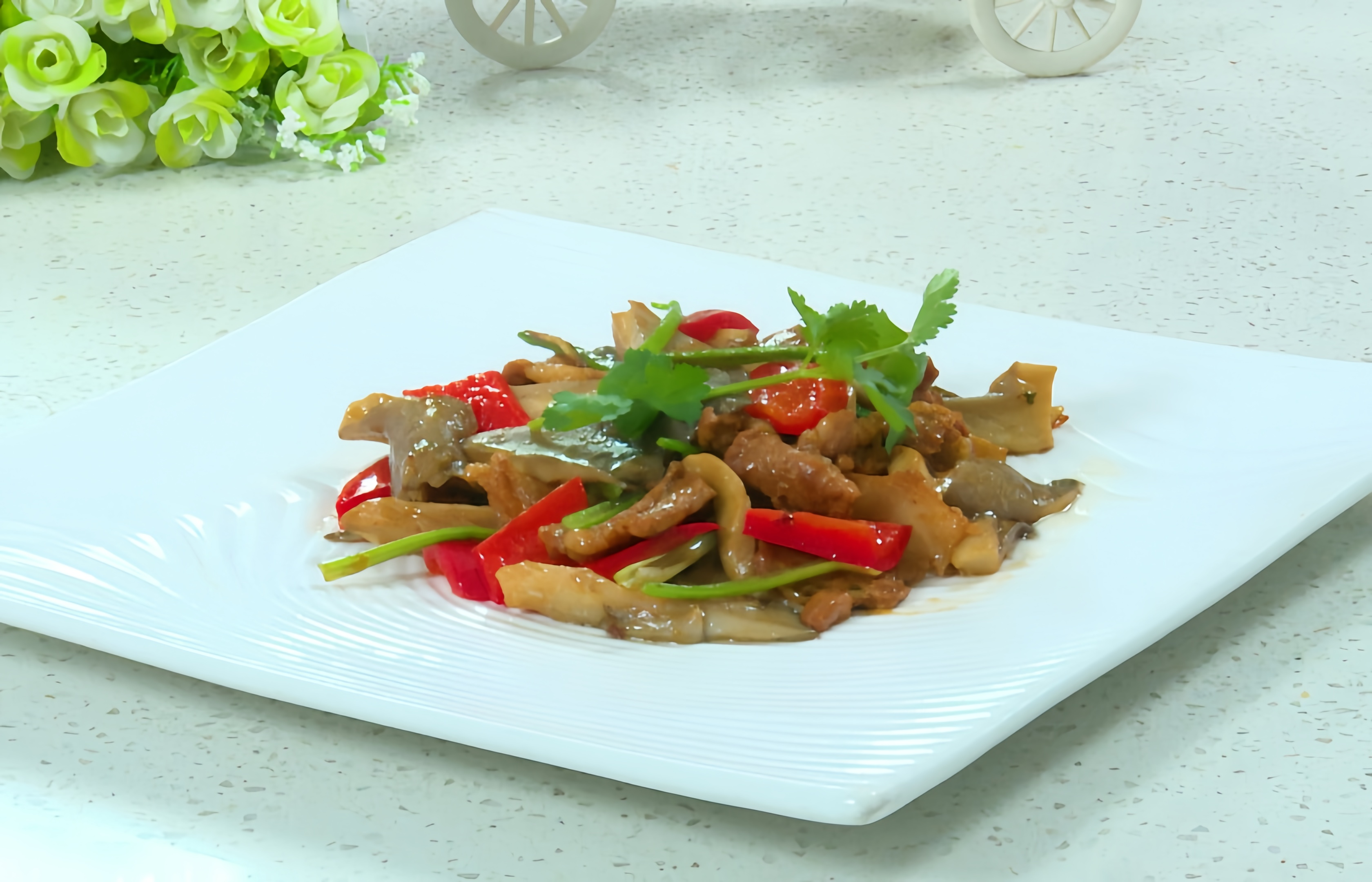 Pork and Mushroom Stir Fry