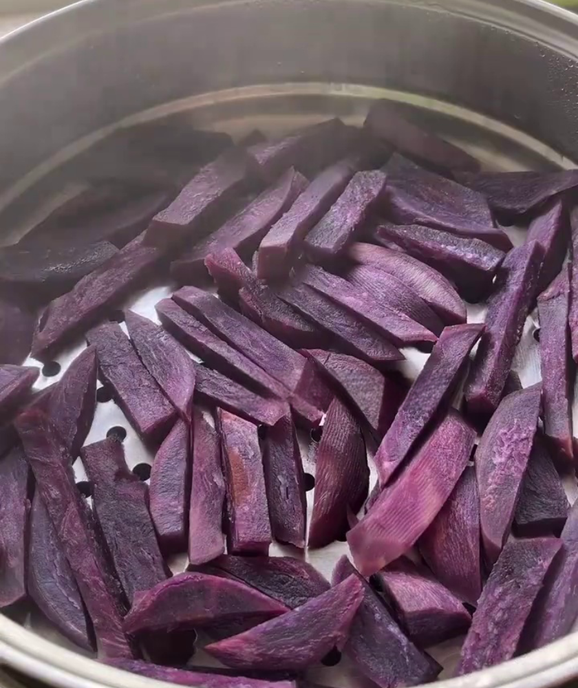 Cool purple sweet potato