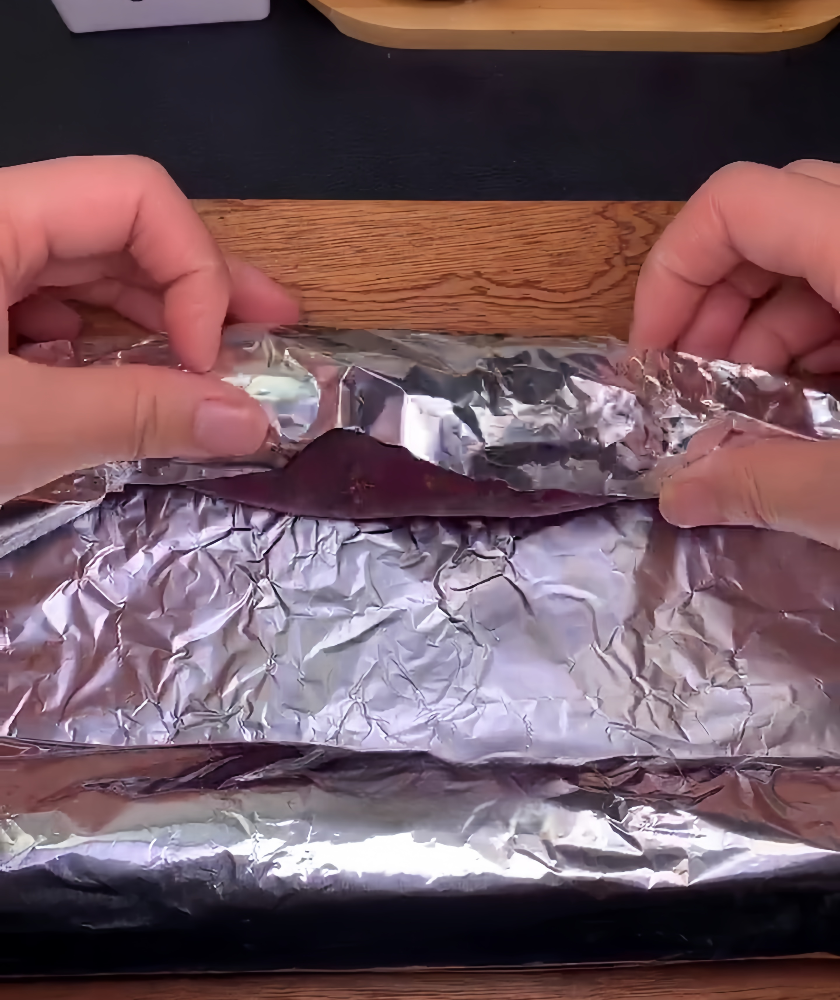 Wrap with foil