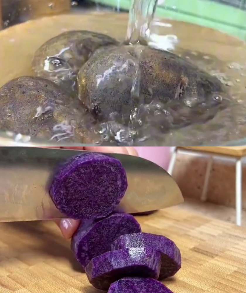 Purple potato processing