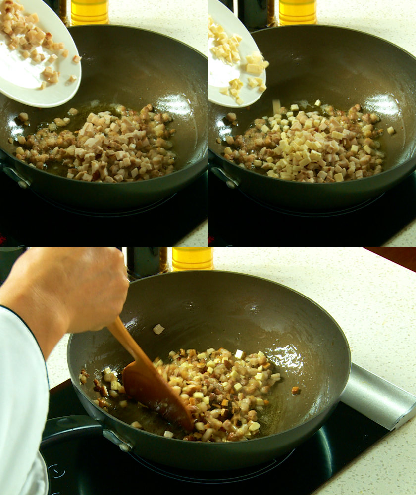 Stir-frying side dishes