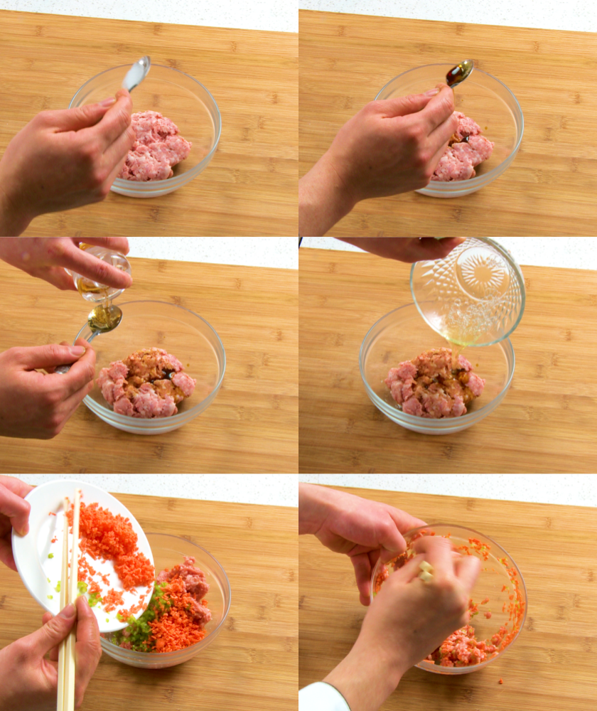 Make meat filling