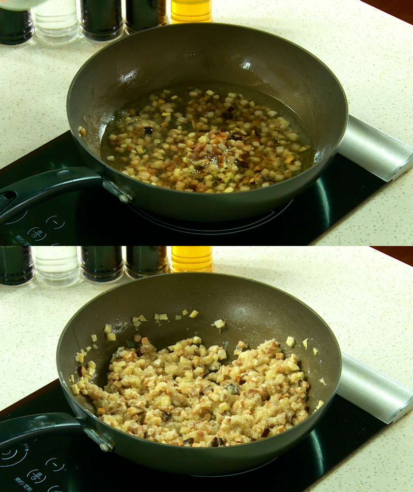 Making kudzu starch paste