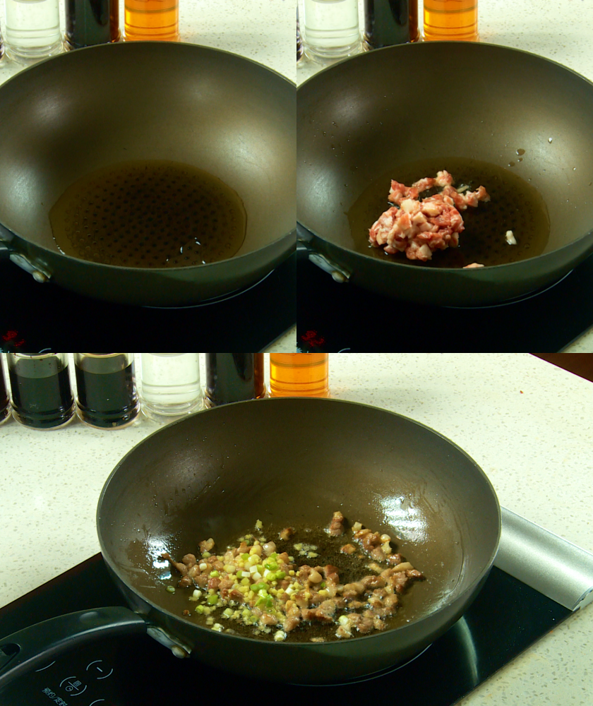 Stir-frying ingredients