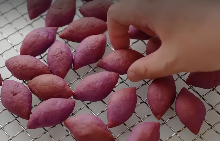 Healthy Purple Sweet Potato Cookies