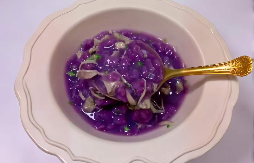 Easy Purple Potatoes in Soup Recipe