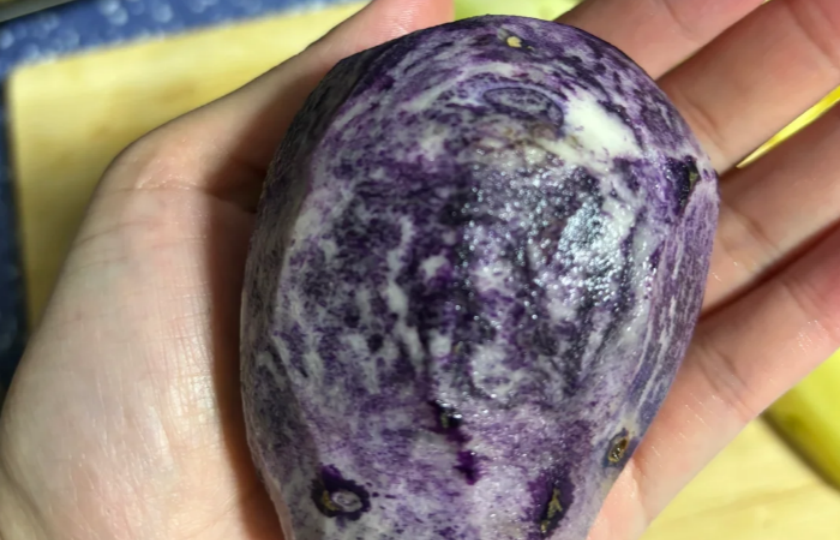 Have you ever wondered why your potato is purple inside?