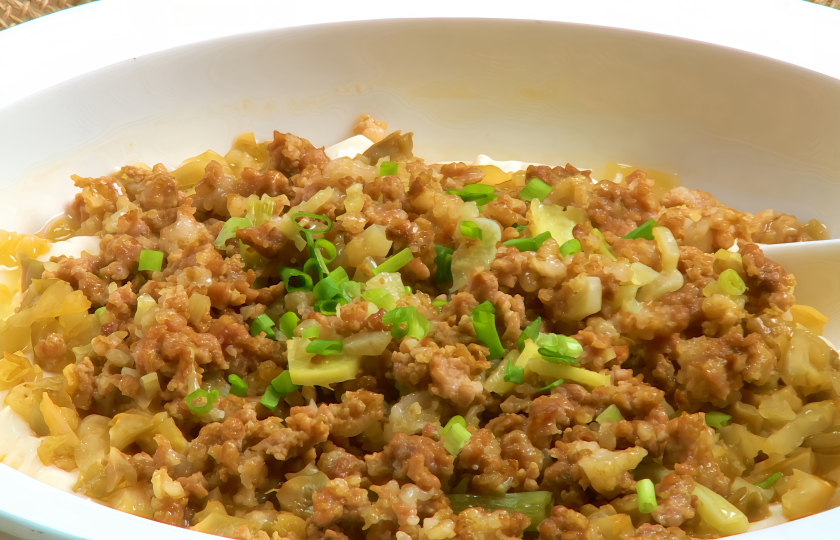 Steamed Tofu with Minced Pork Recipe