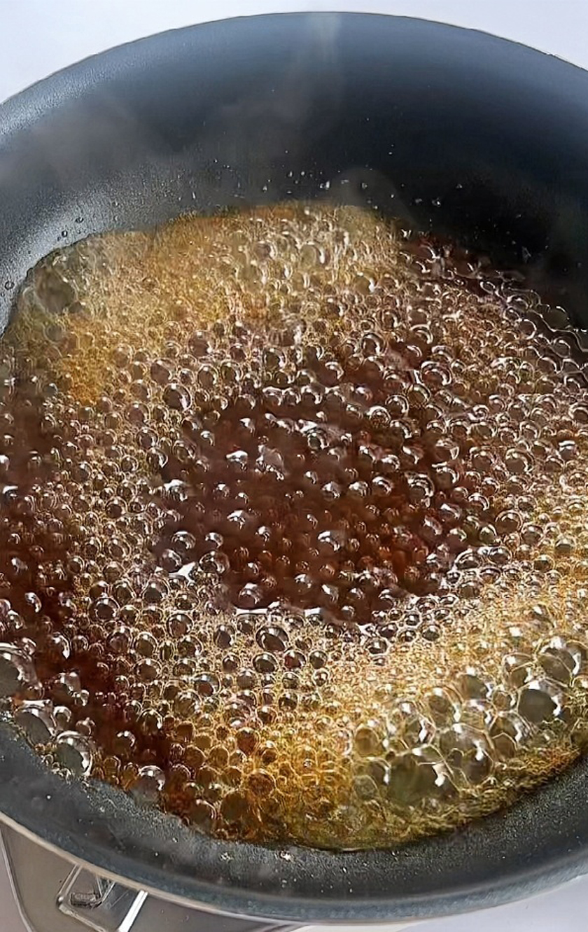 Boil brown sugar