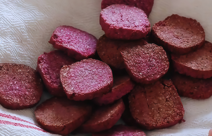 A healthy blend of oats and purple potatoes: Oatmeal Purple Potato Cookies