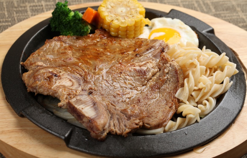 t bone steak