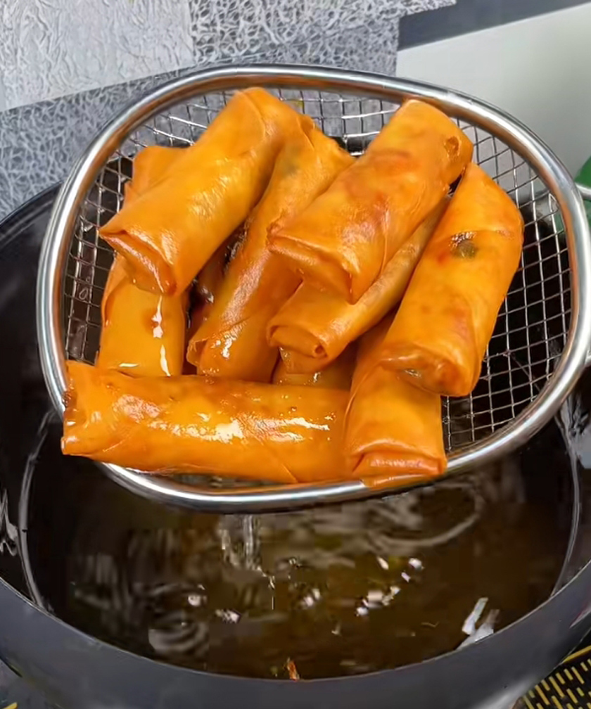 Fry the Spring Rolls