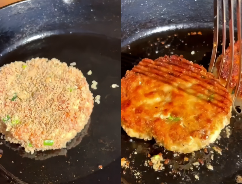 Pan-fry patties